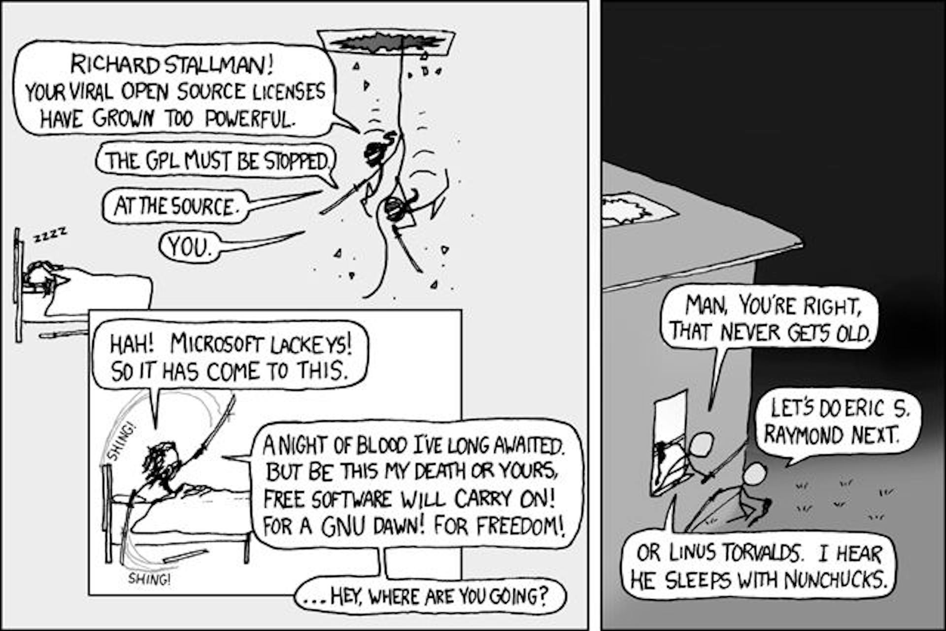 XKCD on Open Source