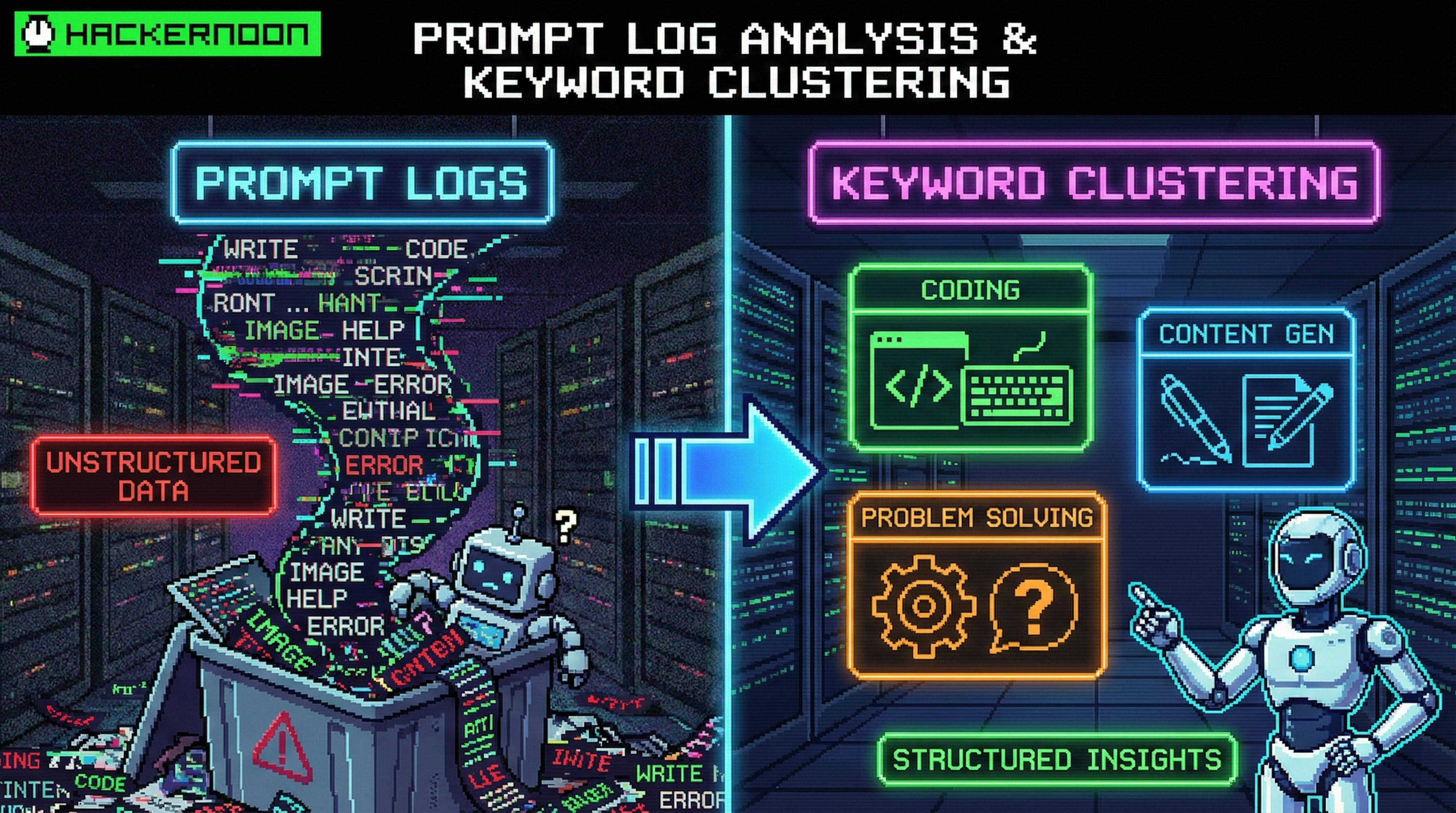 featured image - Prompt-Driven Log Analysis & Keyword Clustering