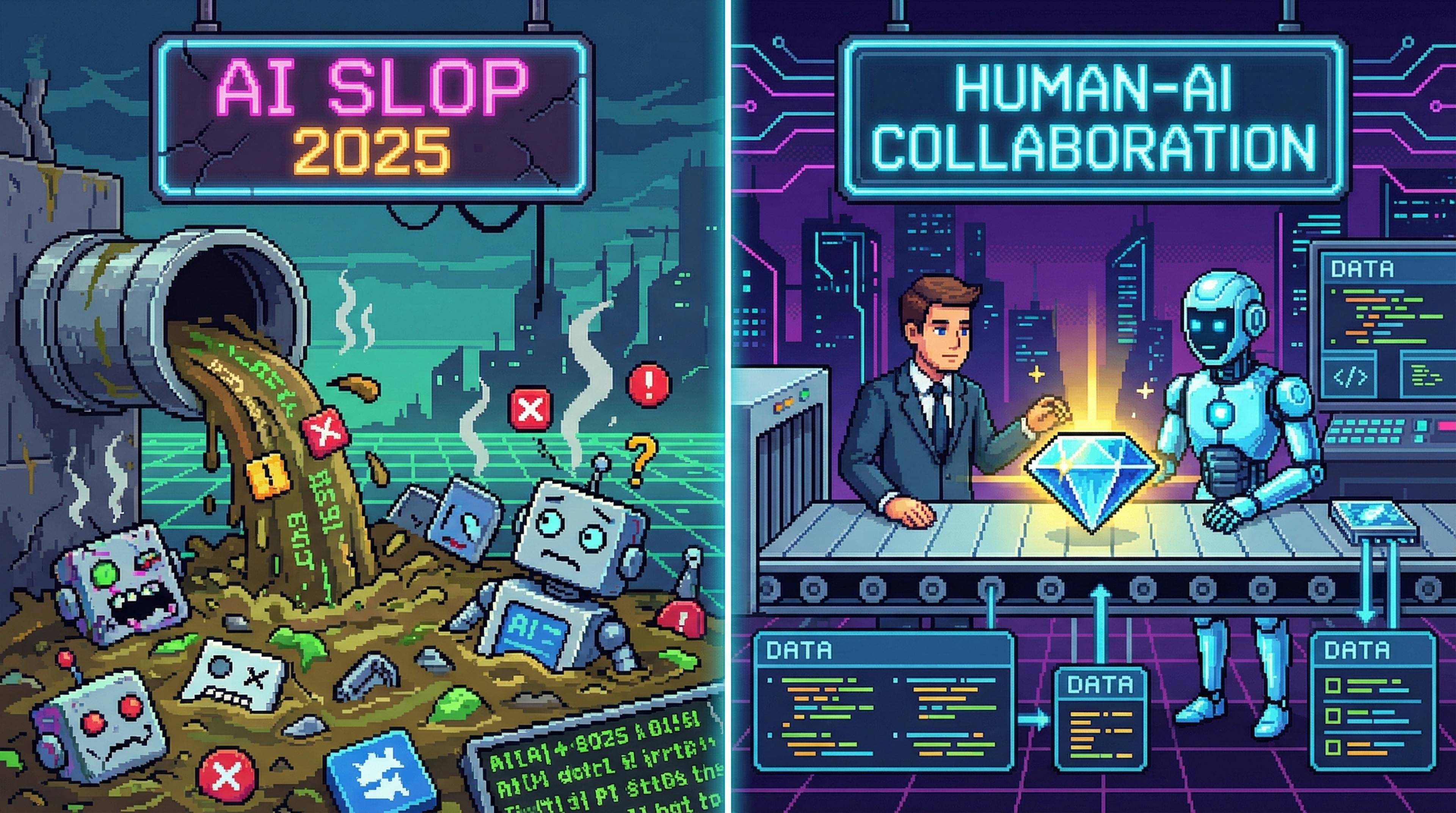 featured image - AI Slop in 2025: The Year the Internet Started Eating Itself