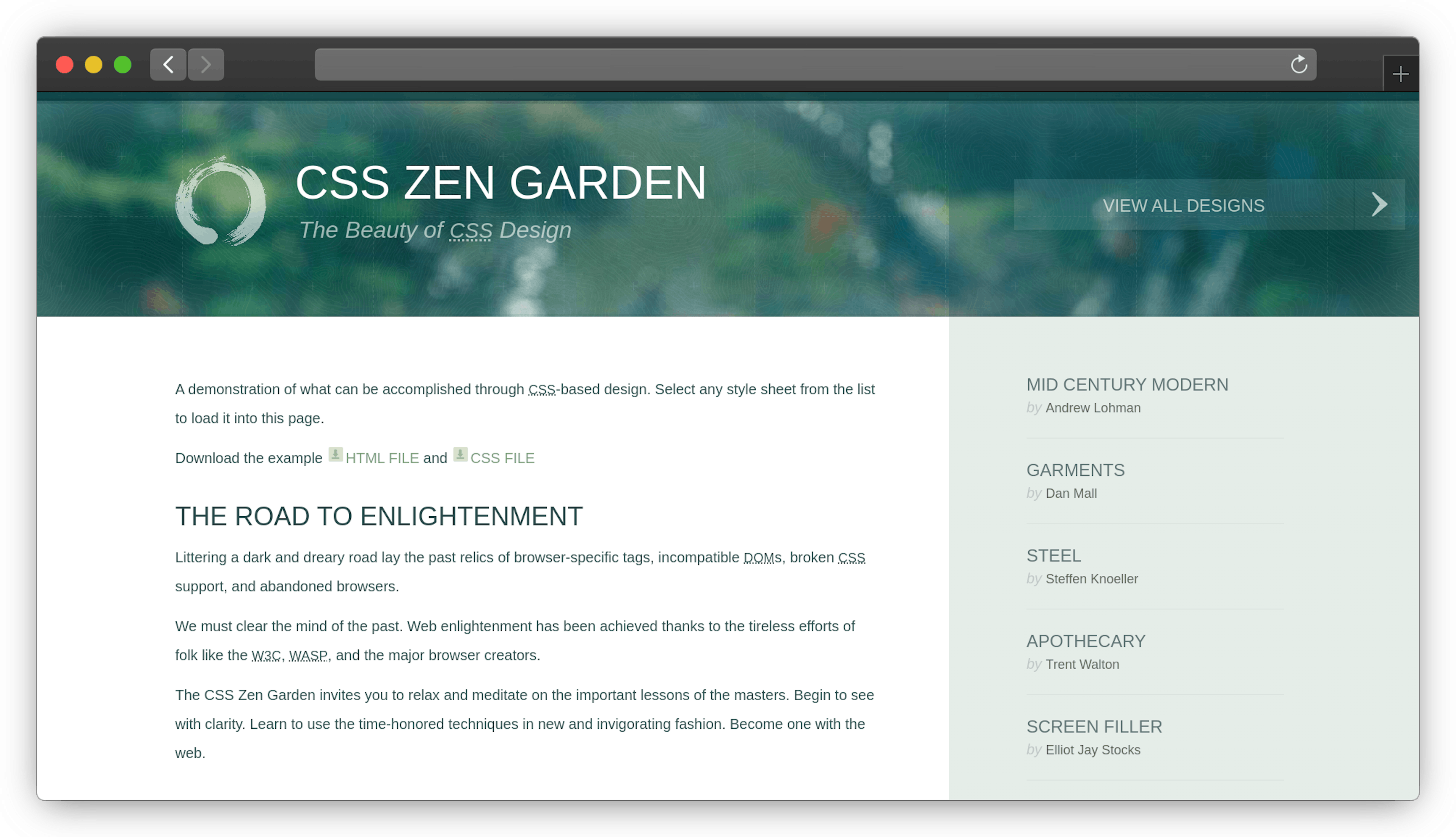 CSS Zen Garden