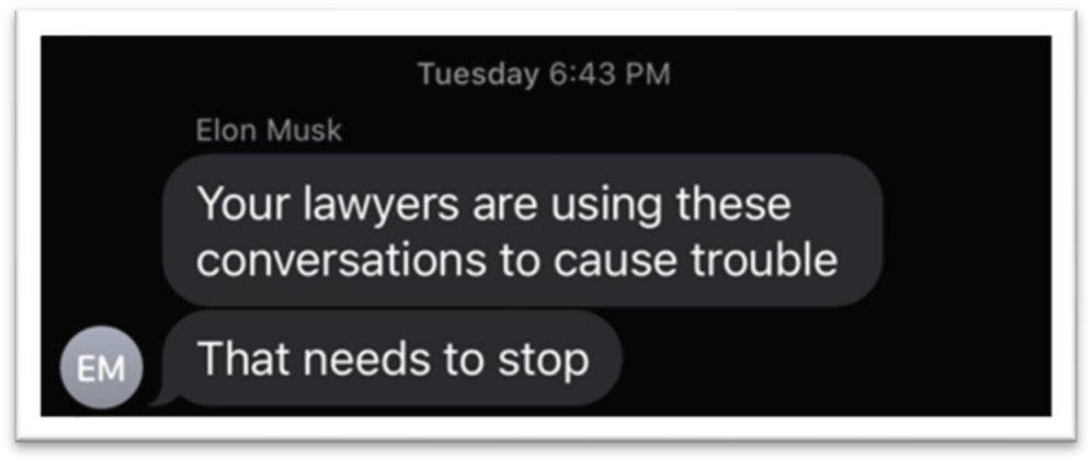 /musk-attempted-to-abandon-twitter-deal-via-text-threats feature image