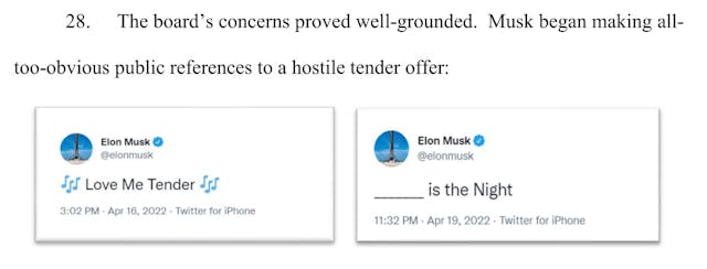 /musk-allegedly-threatened-twitter-with-a-hostile-tender-offer-via-text-to-chairman-bret-taylor feature image