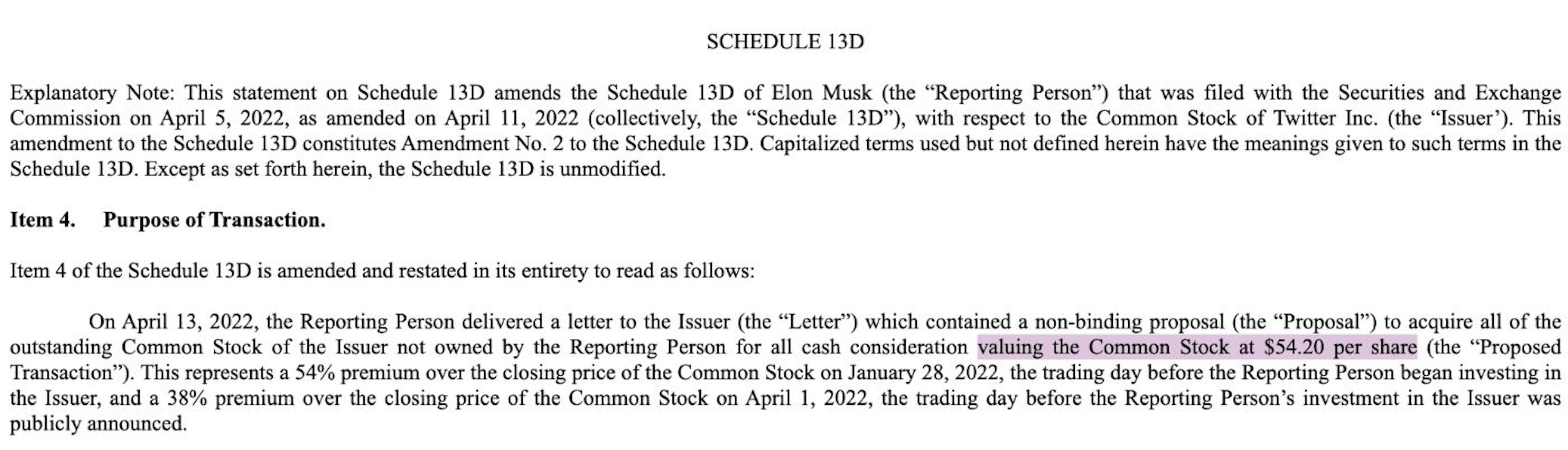featured image - Thỏa thuận cuối cùng về các điều khoản giao dịch buộc Musk phải mua Twitter với giá 54,20 đô la một cổ phiếu