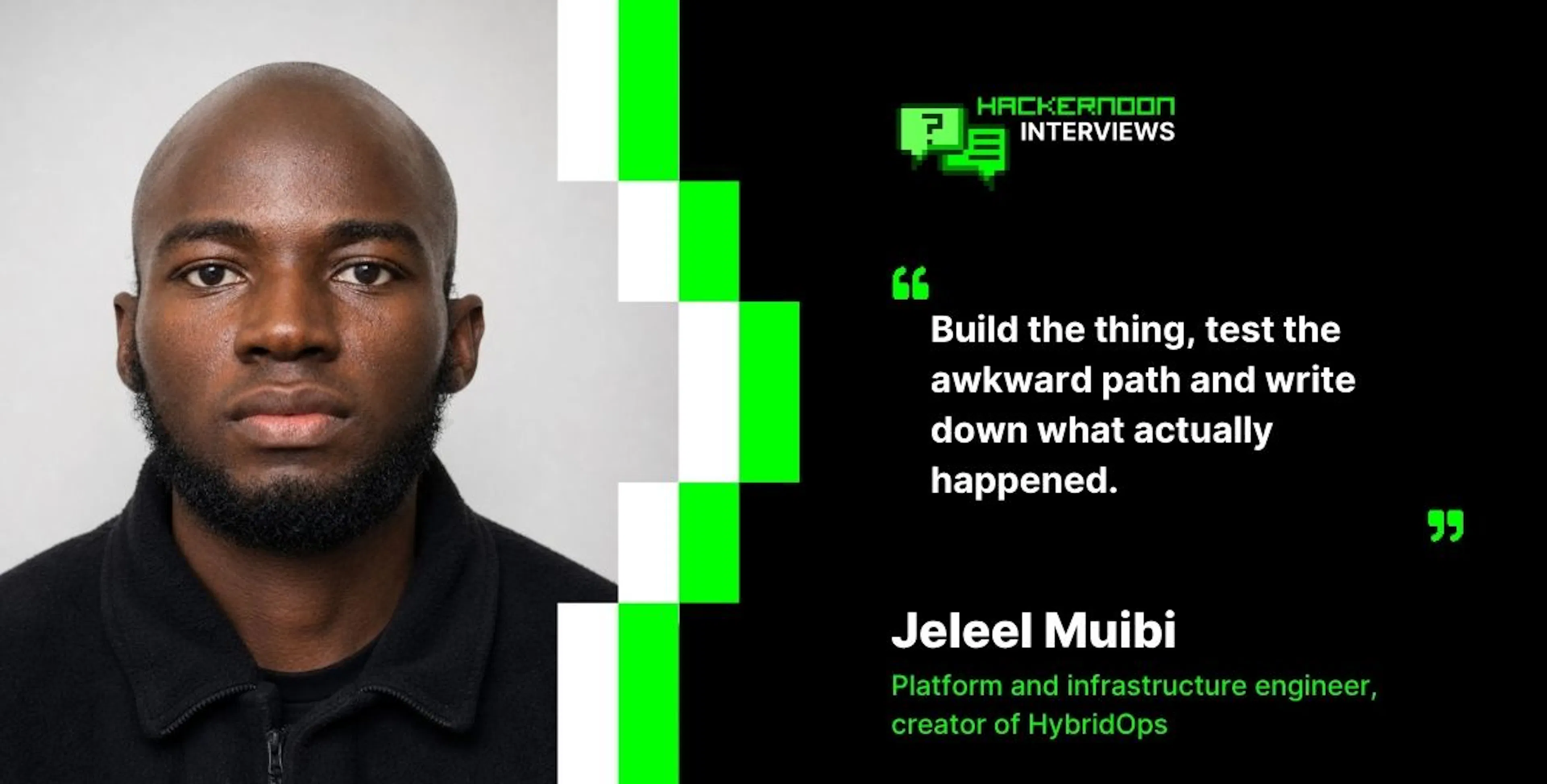 Jeleel Muibi: How Infrastructure Can Explain Its Own Failures