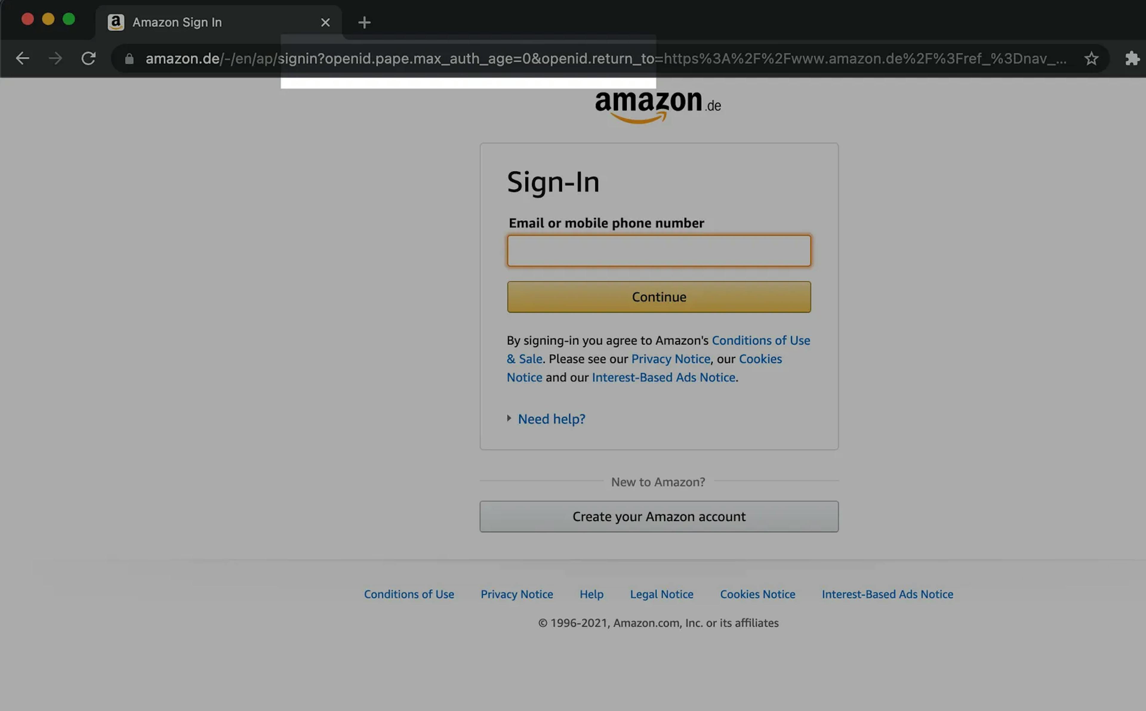 Amazon uses OAuth2 / OpenID Connect in their login process 