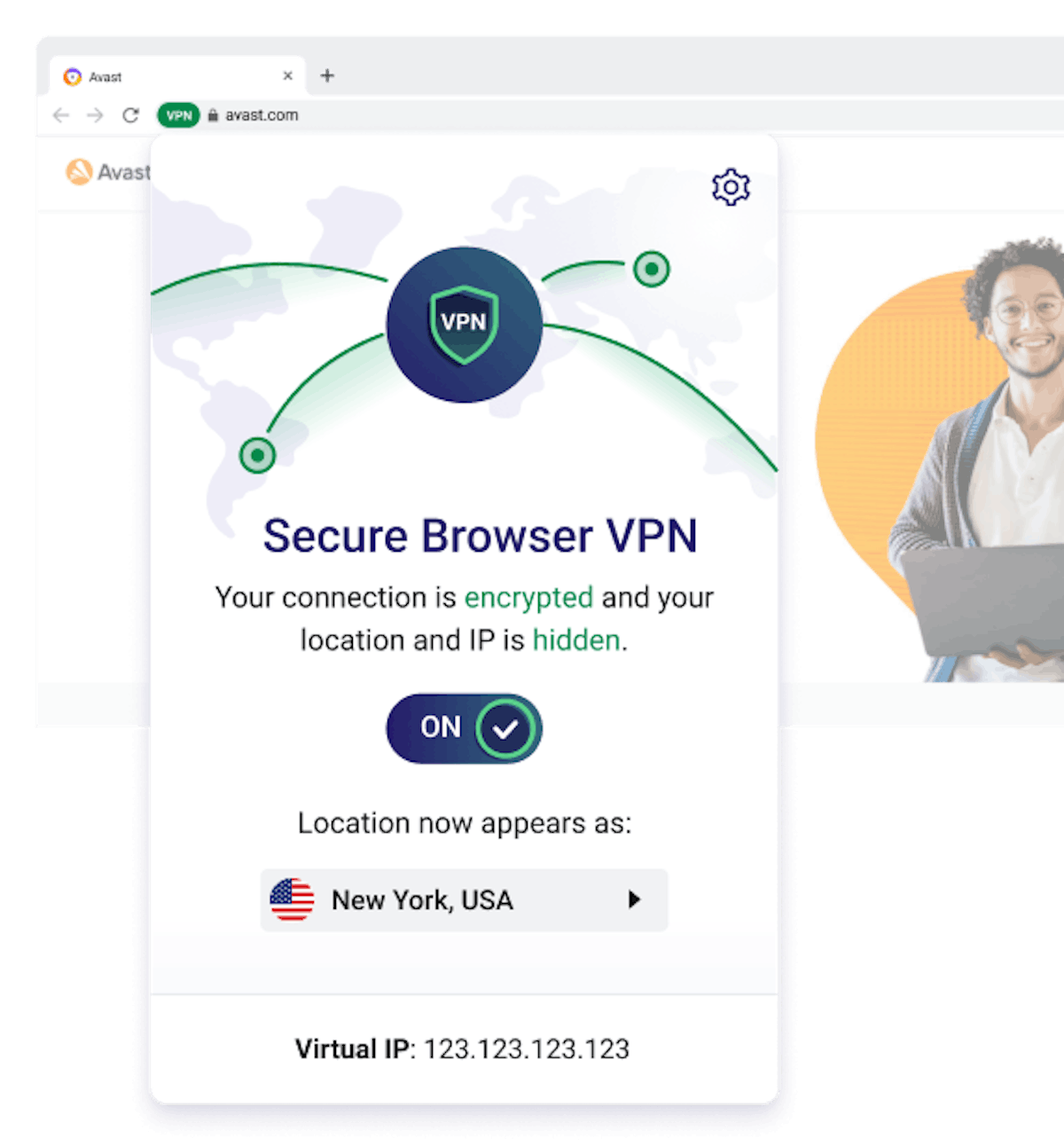 Secure Browser VPN powered by ultrafast Mimic VPN engine