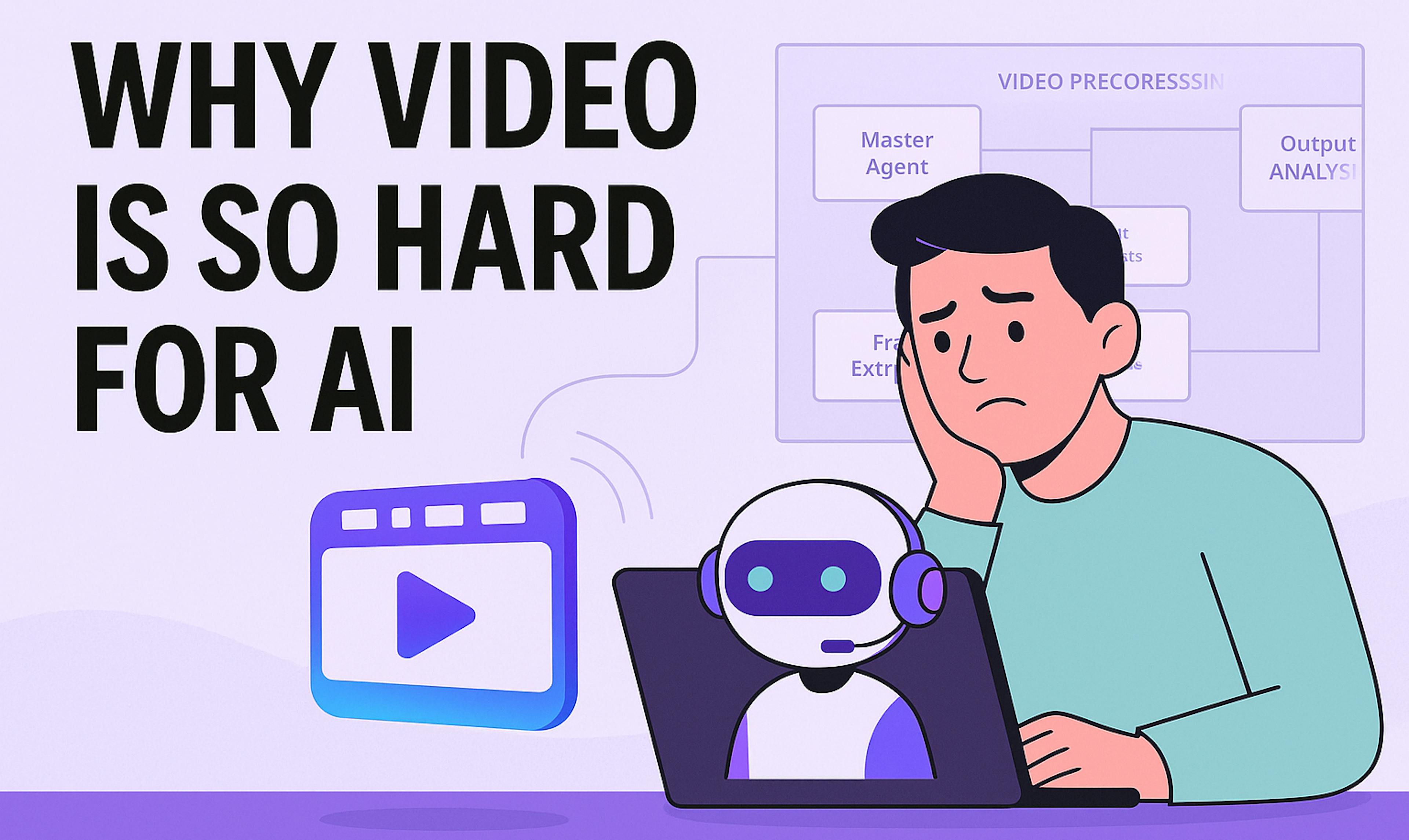 featured image - Why Multimodal LLMs Still Struggle with Video — And How AI Agents Can Help