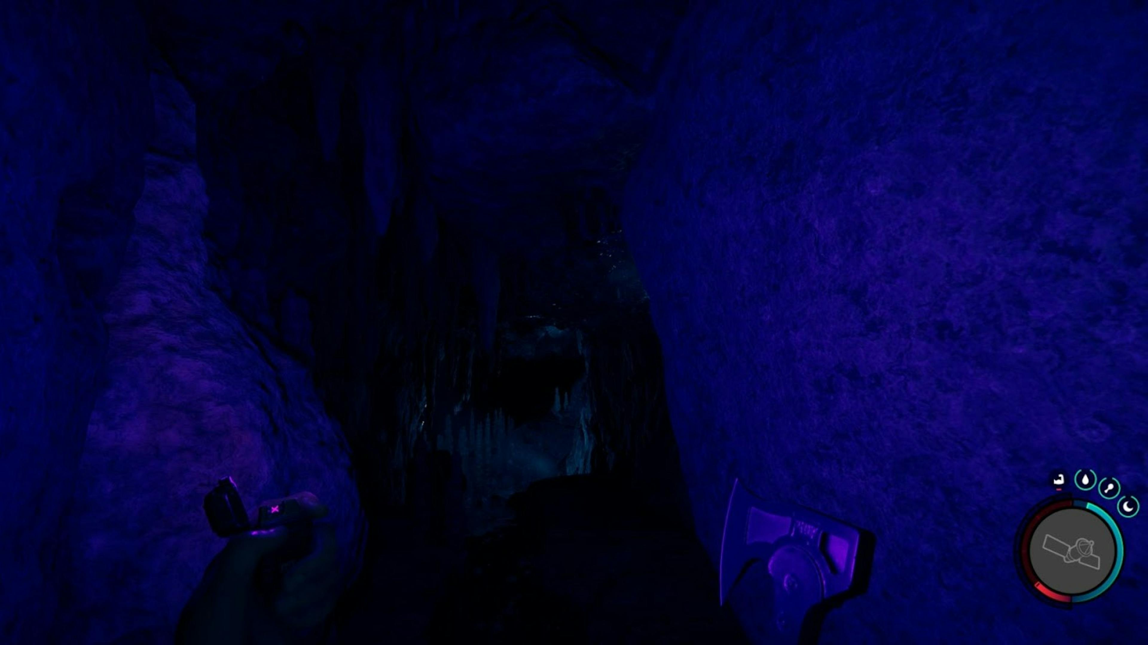 Explore every cave you find as they have many useful materials and tools.