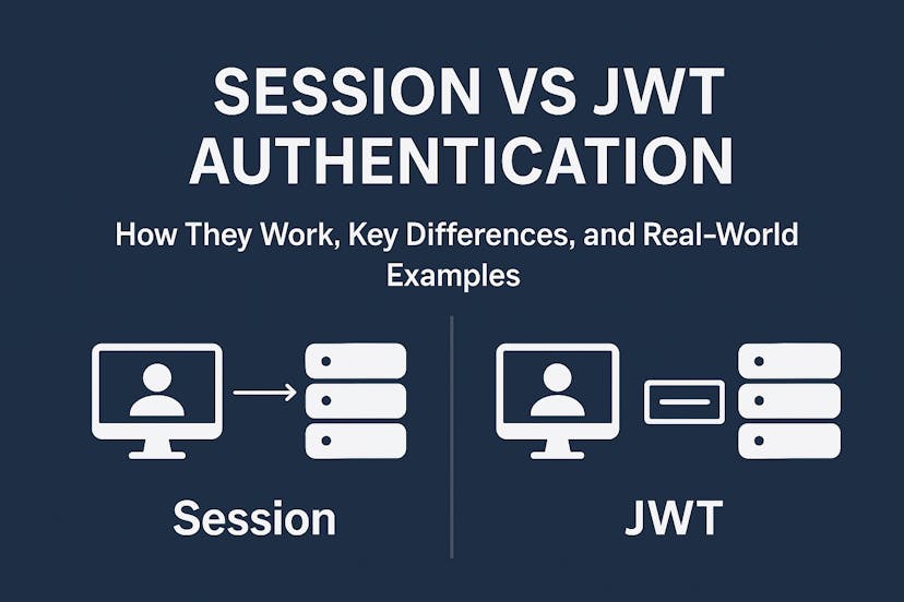 /session-vs-jwt-authentication-how-they-work-key-differences-and-real-world-examples feature image