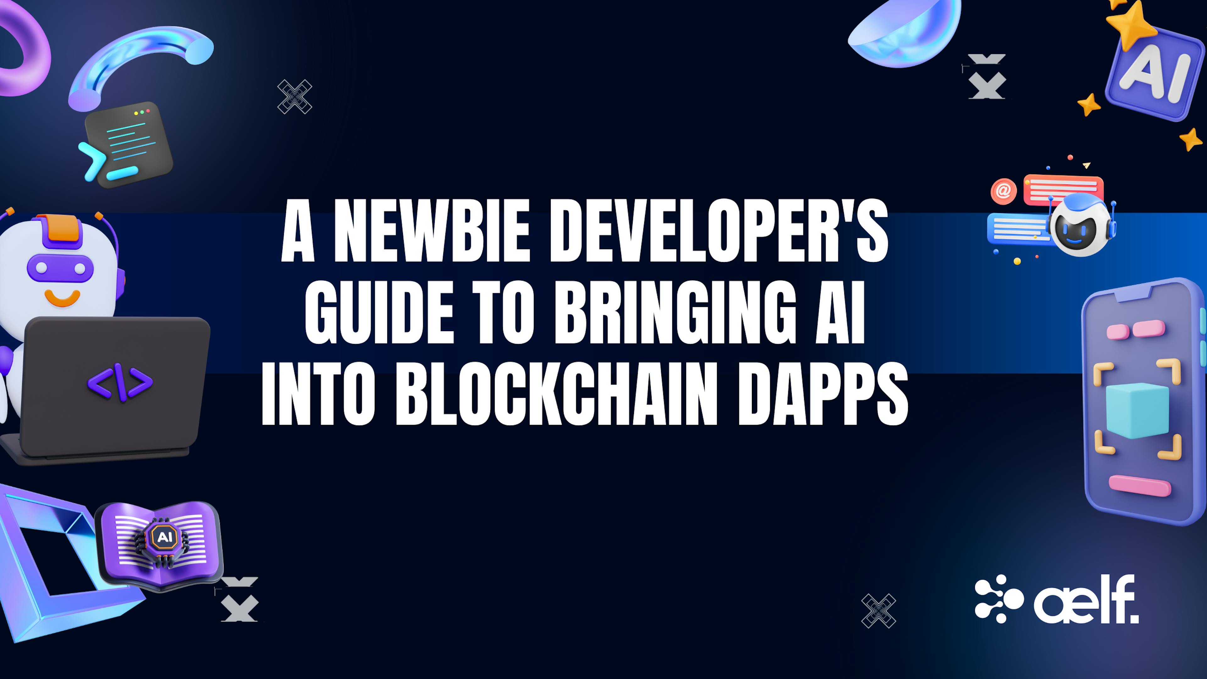 featured image - Guia do desenvolvedor novato para trazer IA para dApps Blockchain