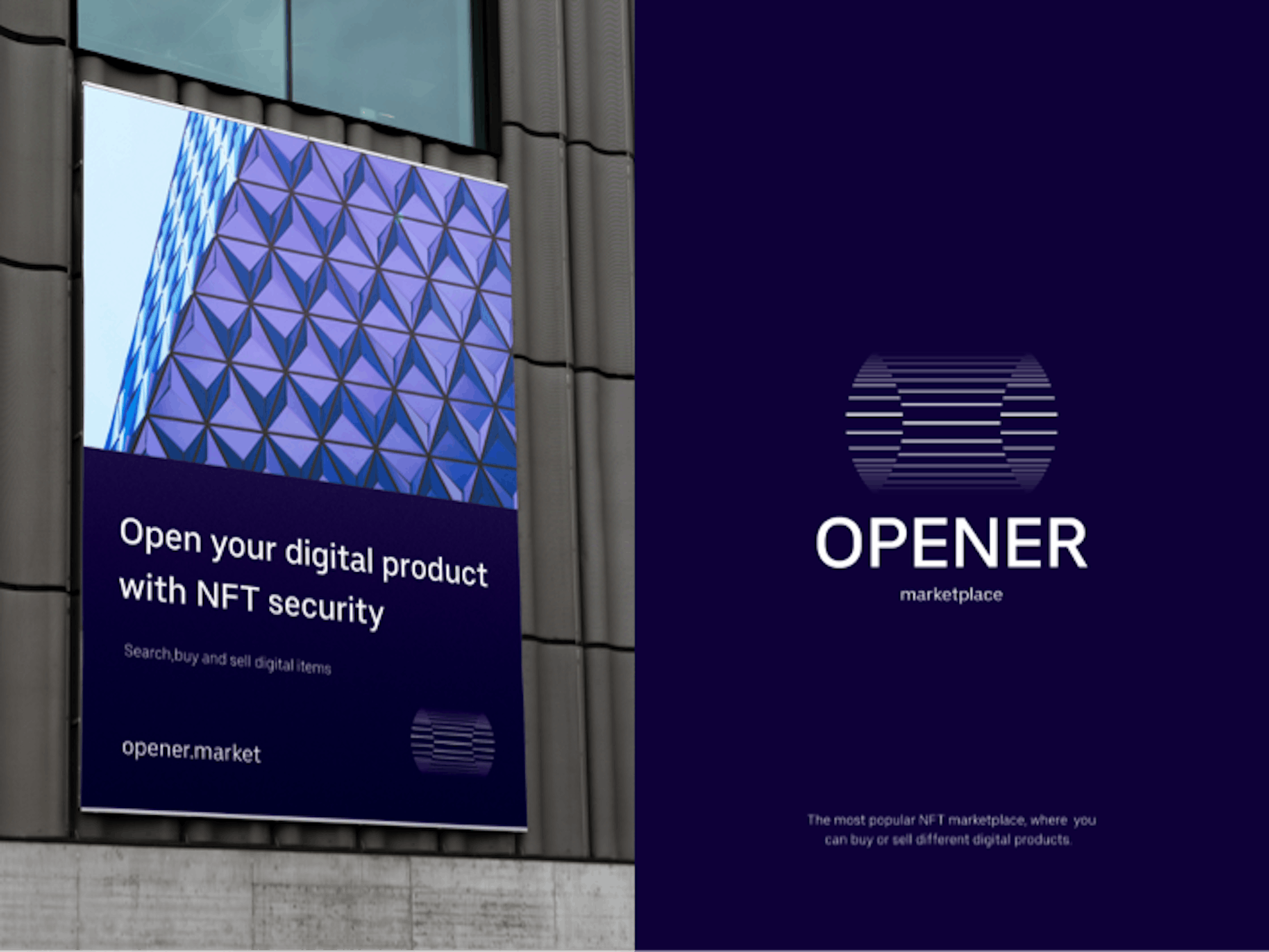 Opener — Brand Design for NFT Marketplace