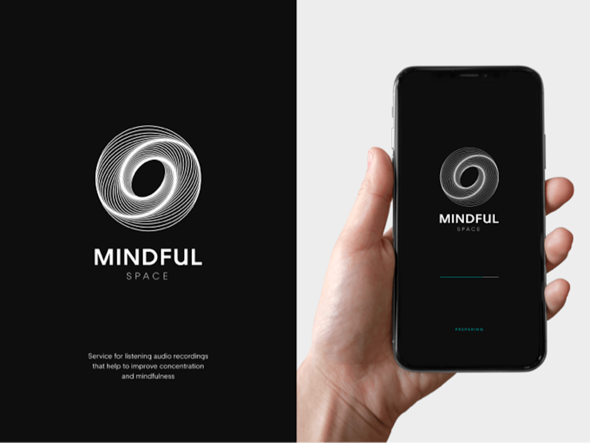 Mindful Space — Branding for service for meditation