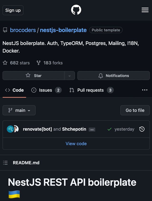/fast-development-with-nodejs-nestjs-boilerplate feature image