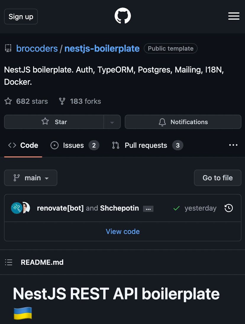 /fast-development-with-nodejs-nestjs-boilerplate feature image