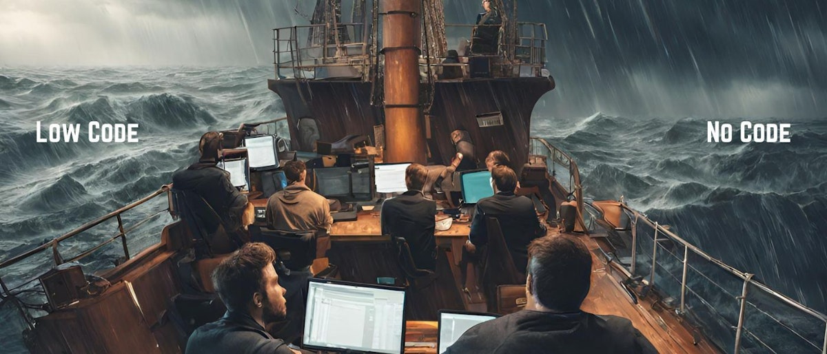 featured image - The Coding Revolution: Will Software Developers Thrive Amidst the Low-Code/No-Code Storm?