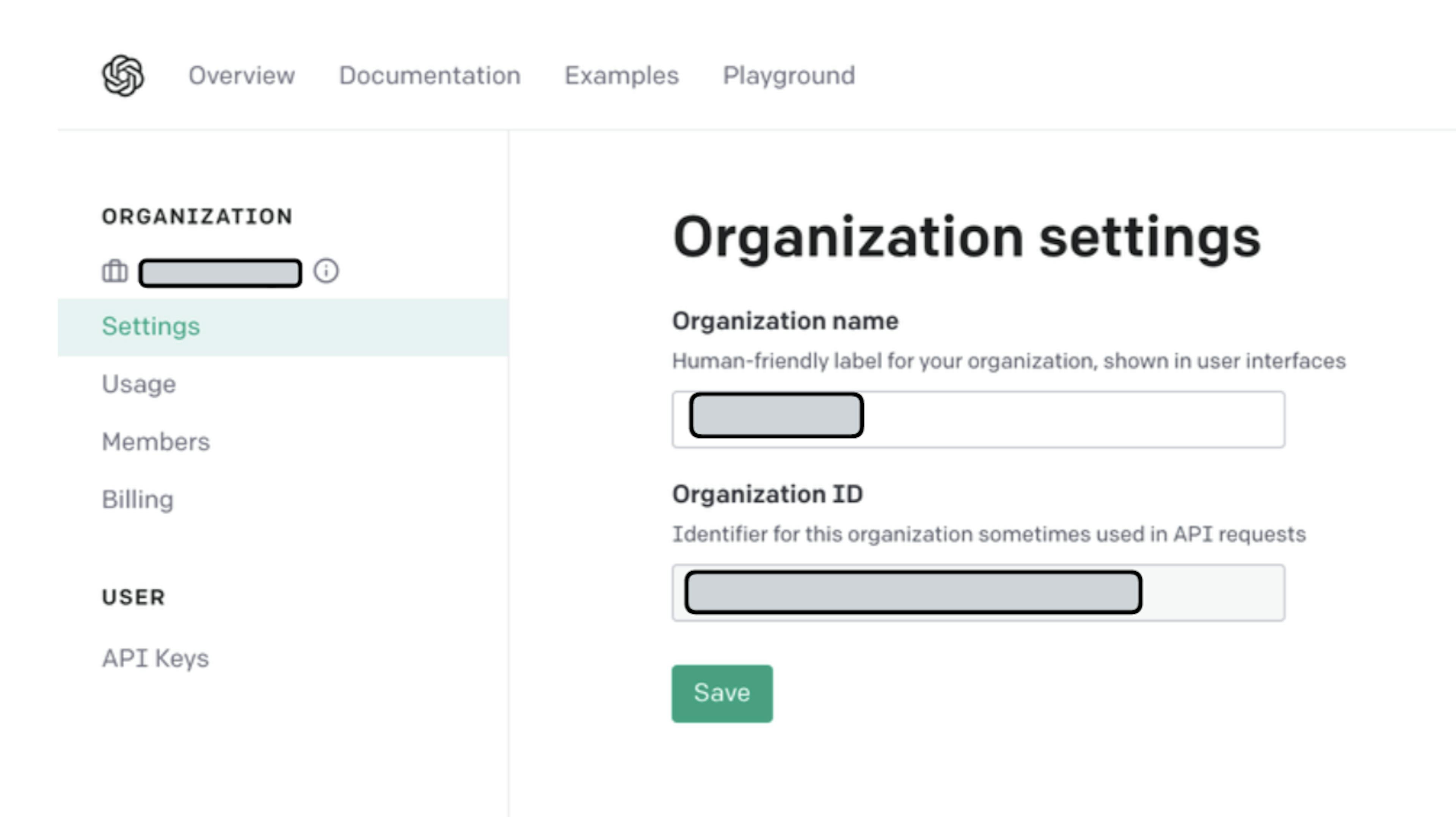 Getting OpenAI organization ID