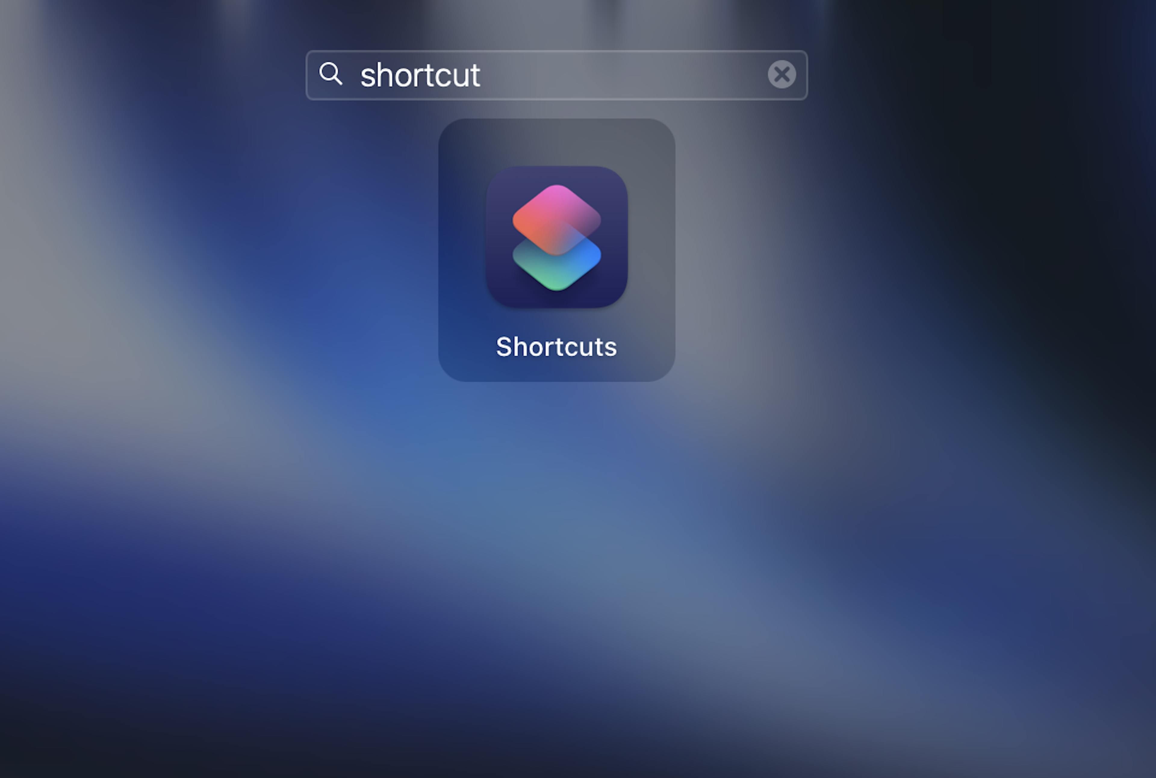 Starting Apple Shortcuts