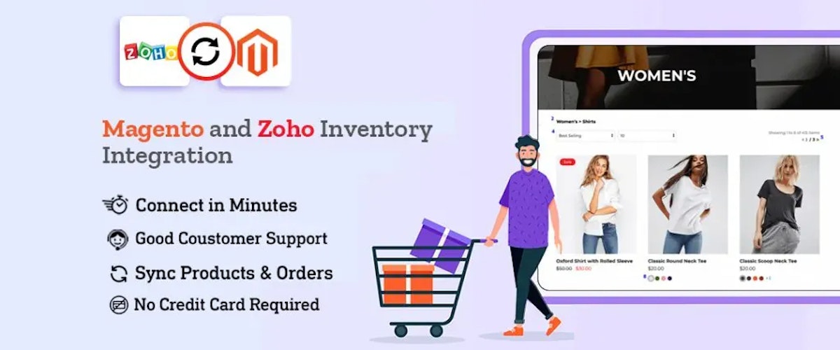 featured image - Elevate Your E-commerce Business with Magento and Zoho Inventory Integration