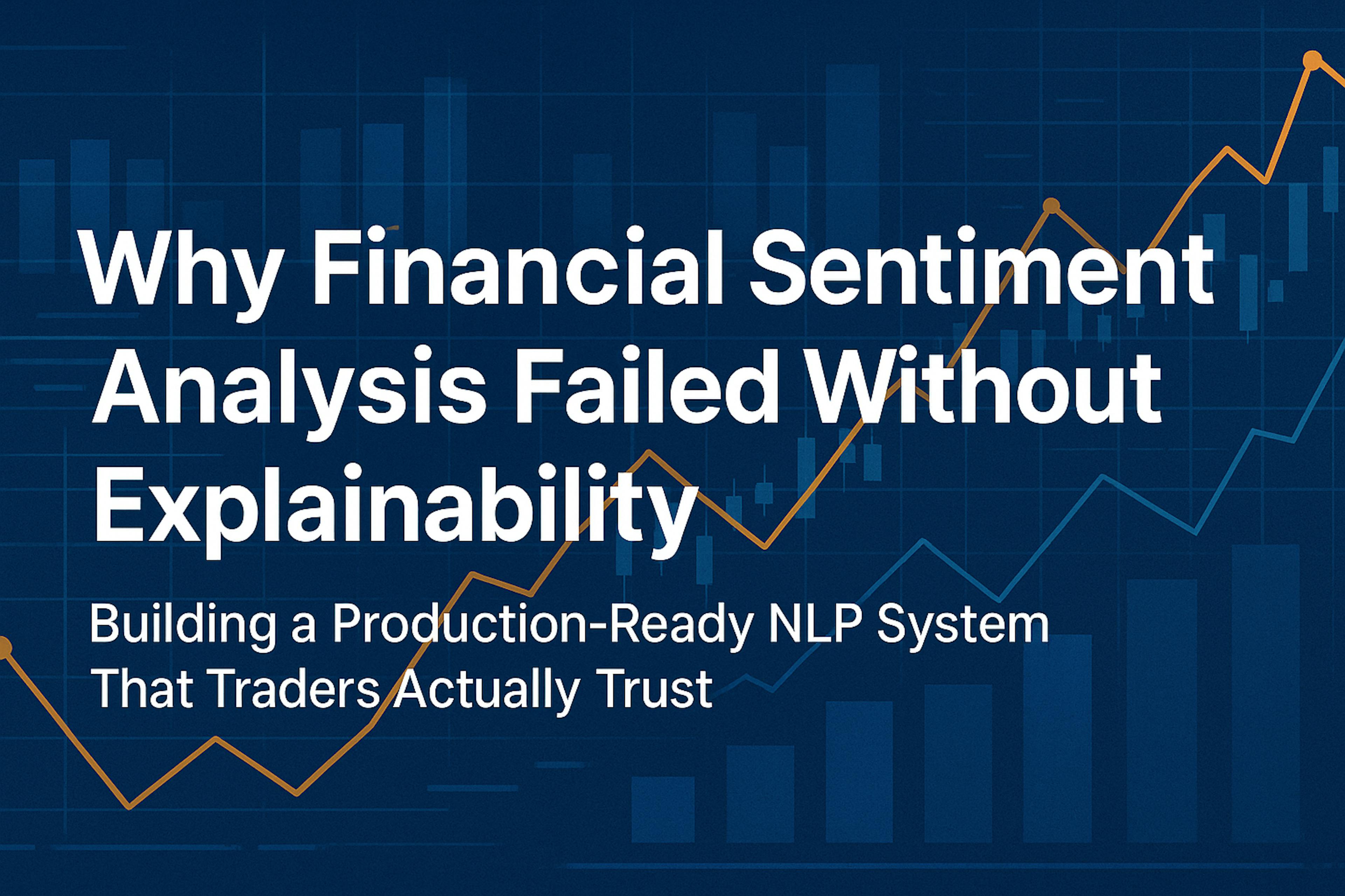 featured image - Why Financial Sentiment Analysis Failed Without Explainability (And How I Fixed It)