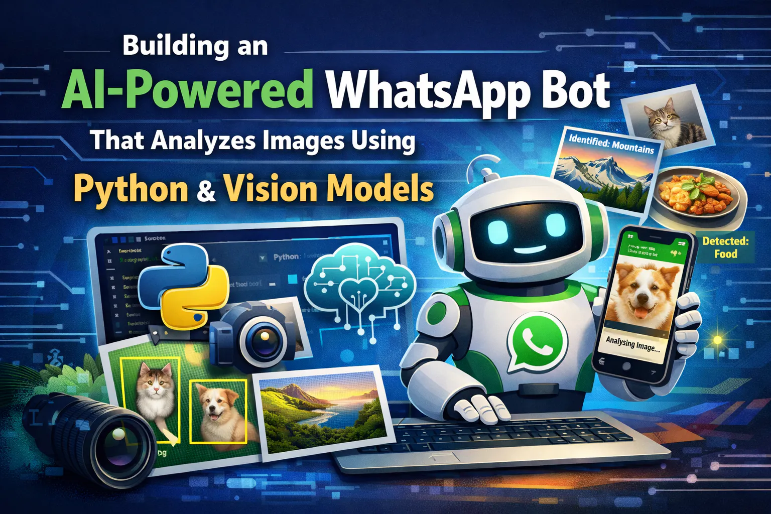featured image - How to Build an AI-Powered WhatsApp Bot That Analyzes Images Using Python and Vision Models