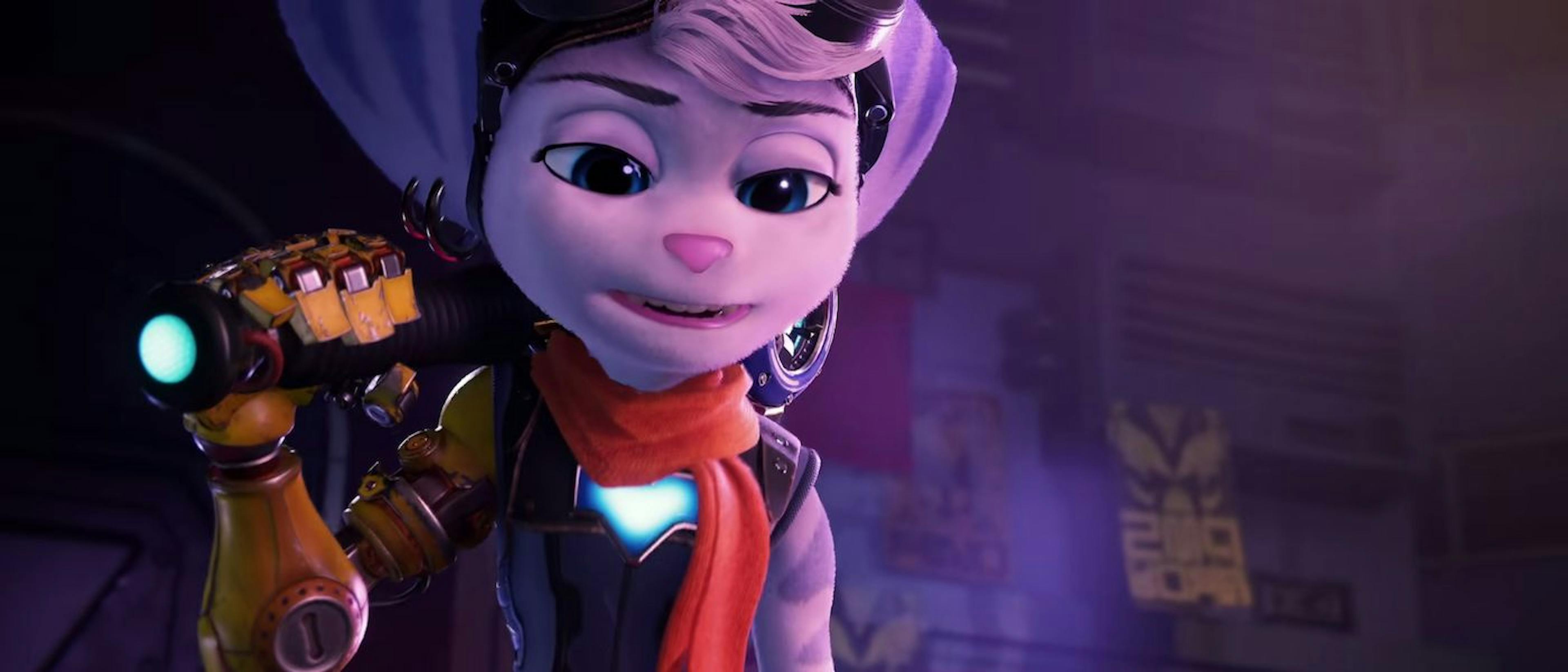 featured image - Latest Rachet & Clank: Rift Apart Gameplay Trailer Showcases Rivet, New Locations & Mechanics