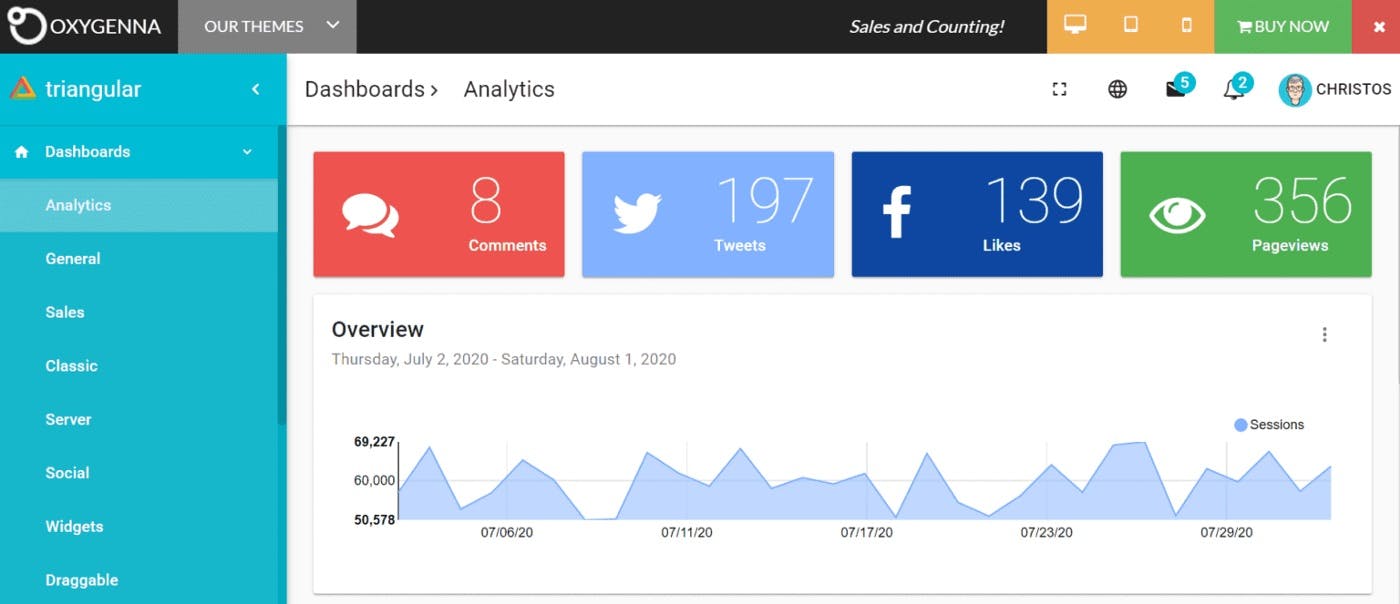10 Cool Angular Material Admin Dashboard Templates | HackerNoon 10-cool-angular-material-admin-dashboard-templates-hackernoon