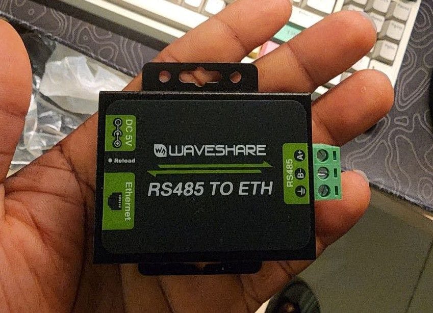 Waveshare RS485 to ETH adapter