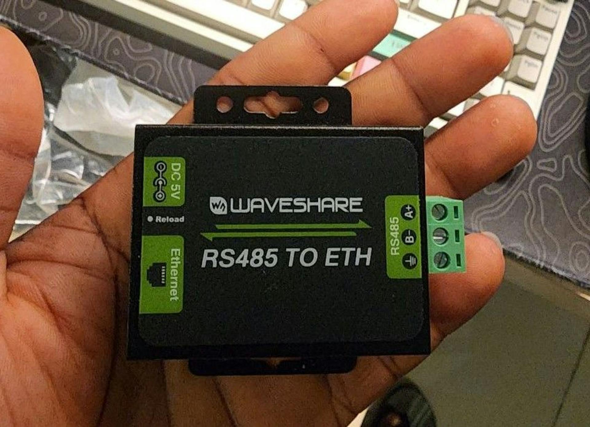 Waveshare RS485 to ETH adapter