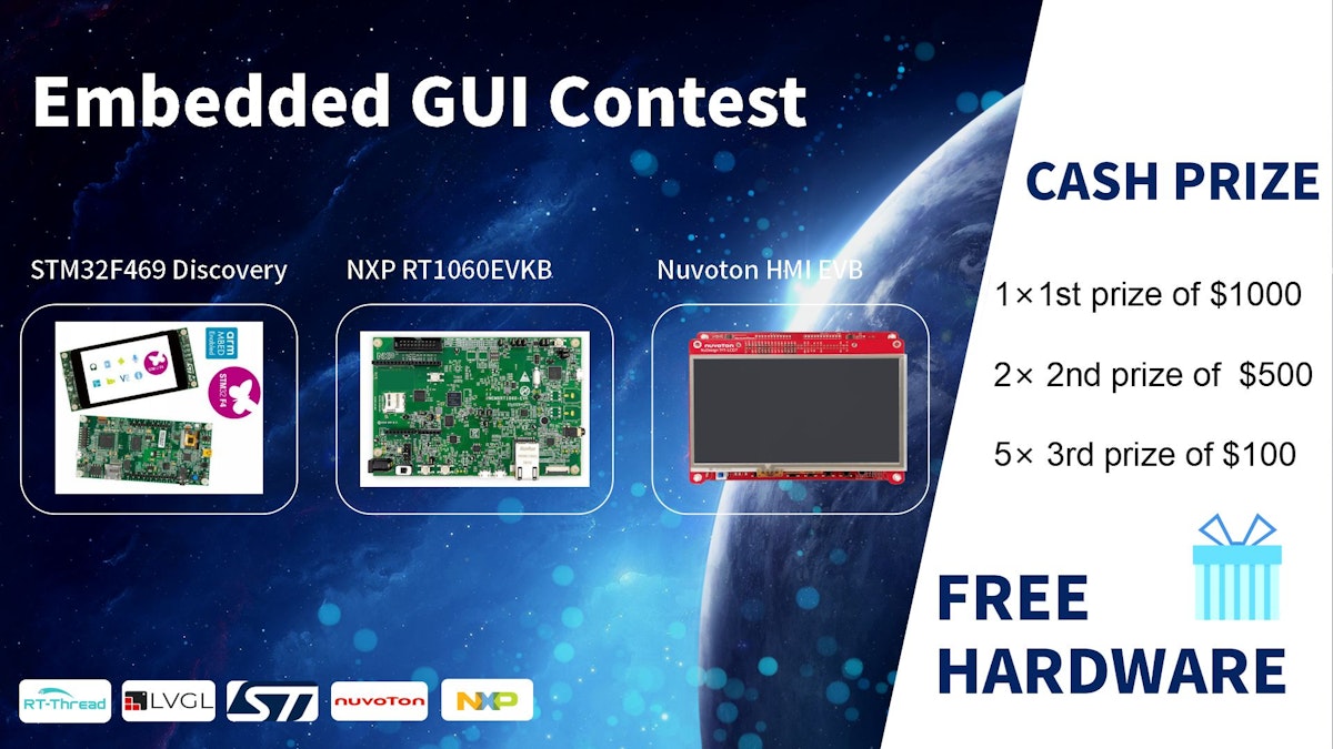 featured image - Introducing the Embedded GUI Contest