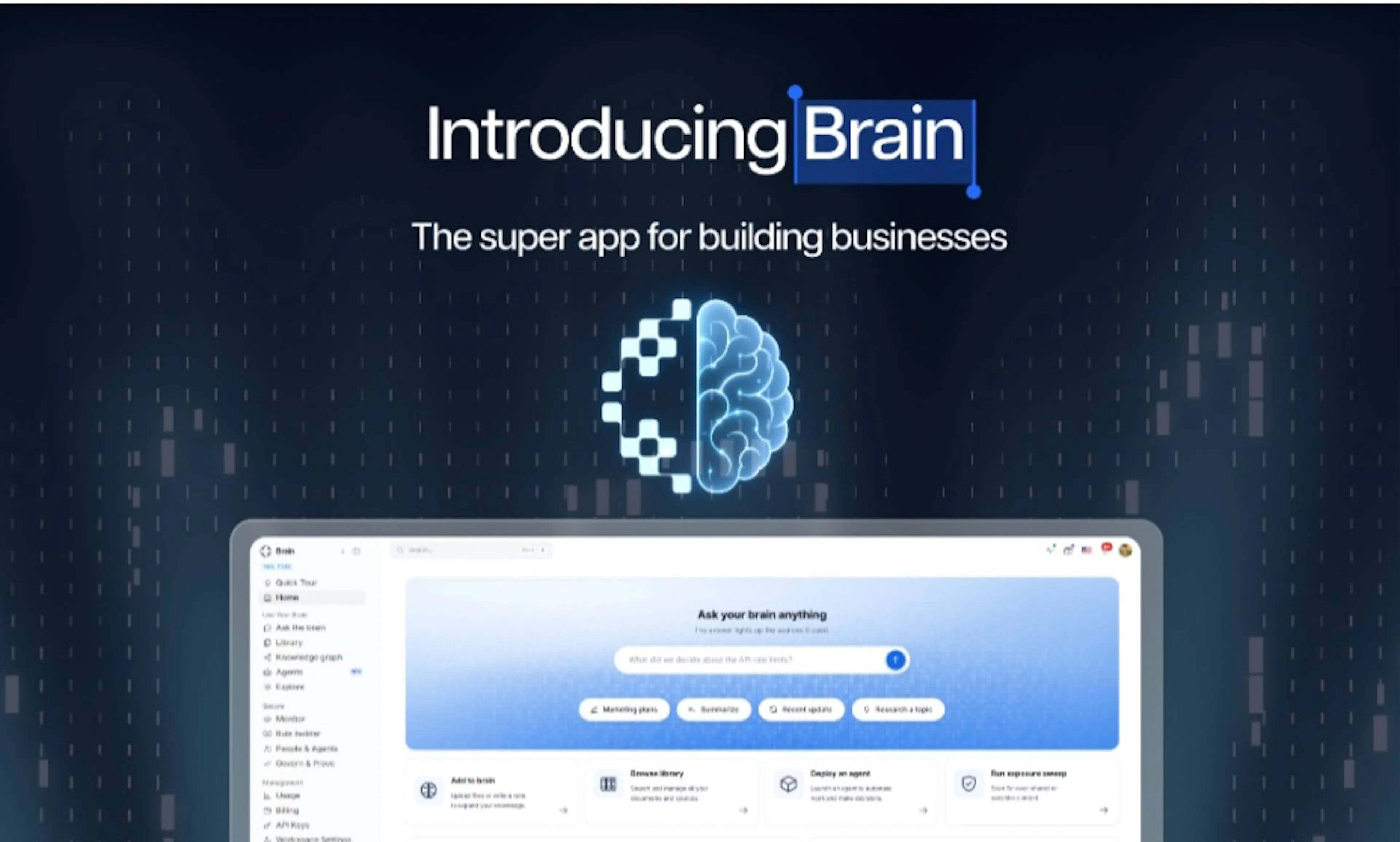 Brain Platform Unifies Company Memory and Governed AI Agents for Enterprise AI