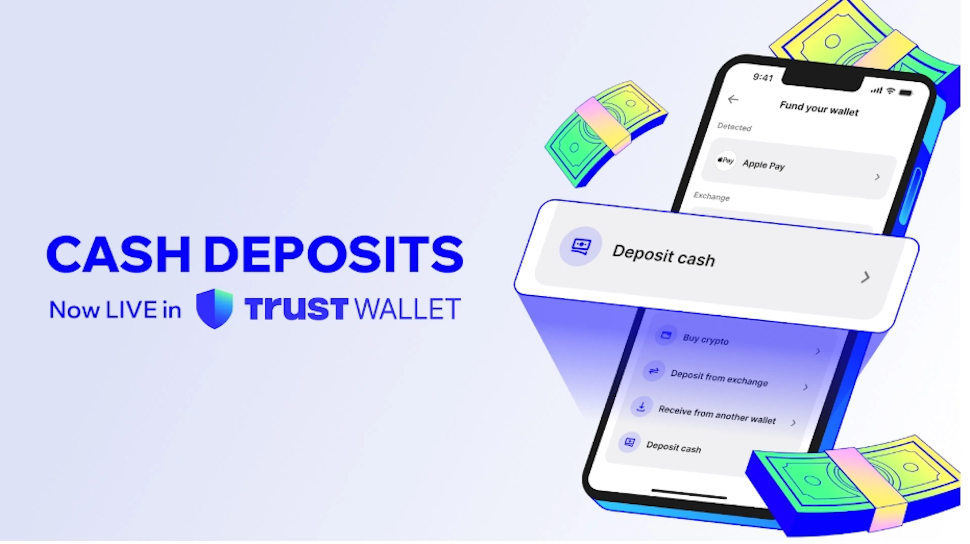 Trust Wallet Launches Cash Deposits, Enabling Users to Convert Physical Cash Into Crypto
