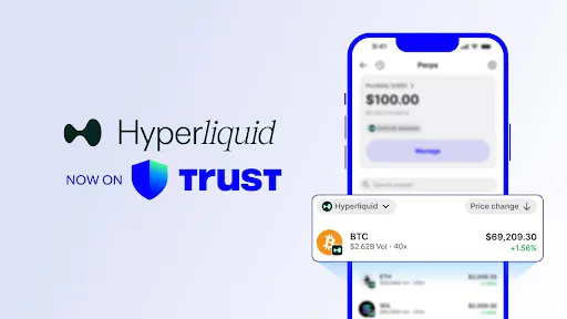 featured image - Trust Wallet Brings the Perp DEX War to Mobile With Hyperliquid Integration