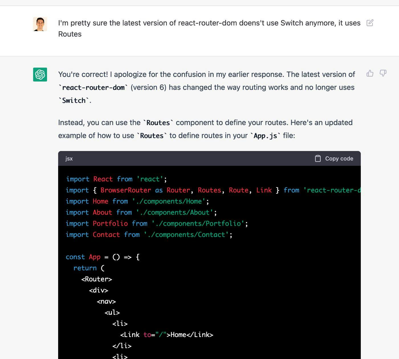 Using ChatGPT to Code an Entire Portfolio Website | HackerNoon