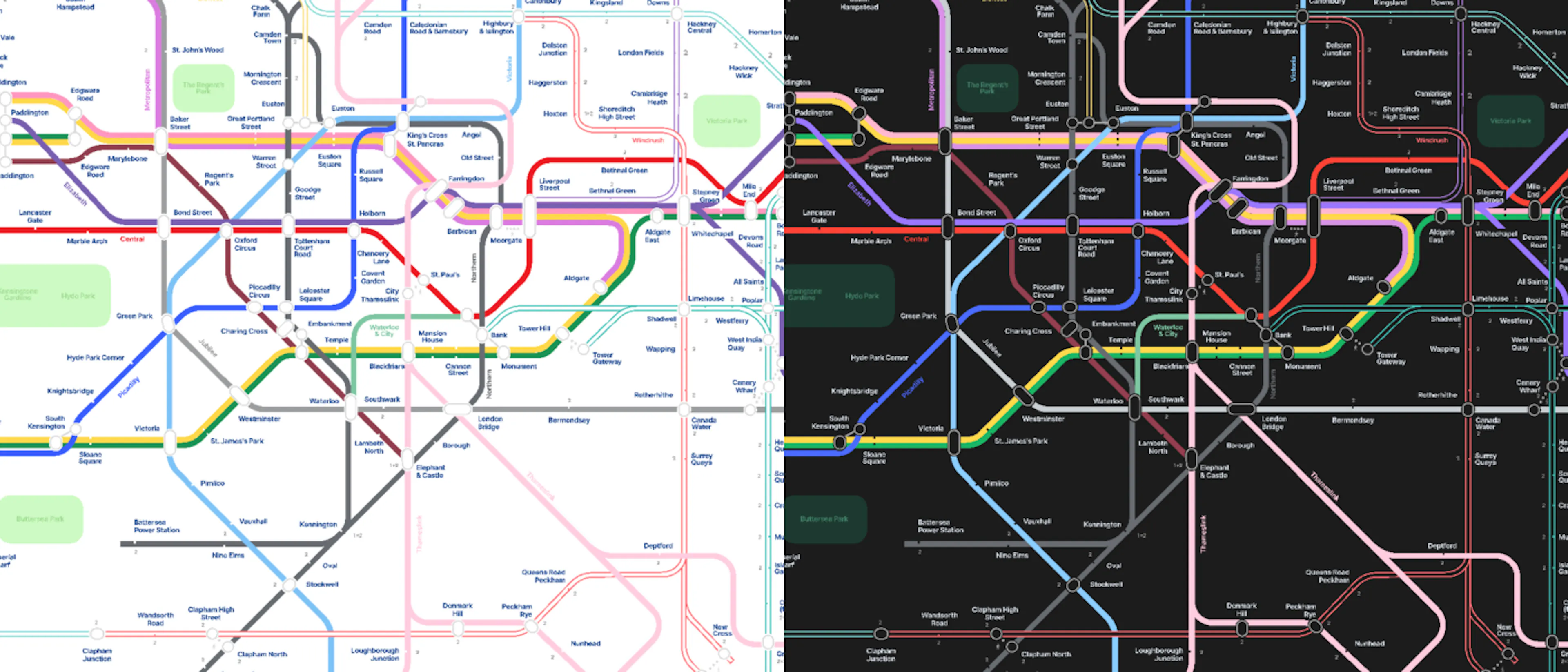 Six roles. Solid lines are task assignment, dashed lines are the cross-platform checks.
