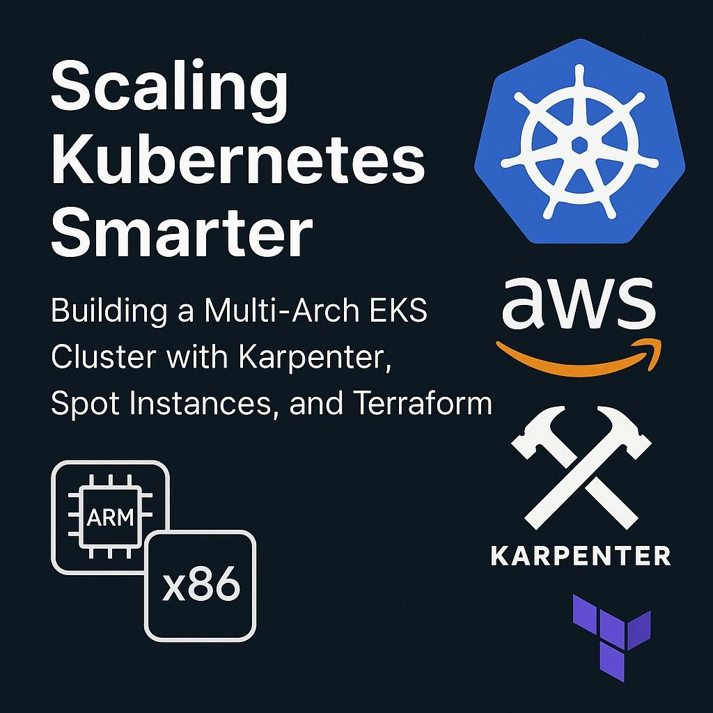 featured image - How I Cut AWS Compute Costs by 70% with a Multi-Arch EKS Cluster and Karpenter