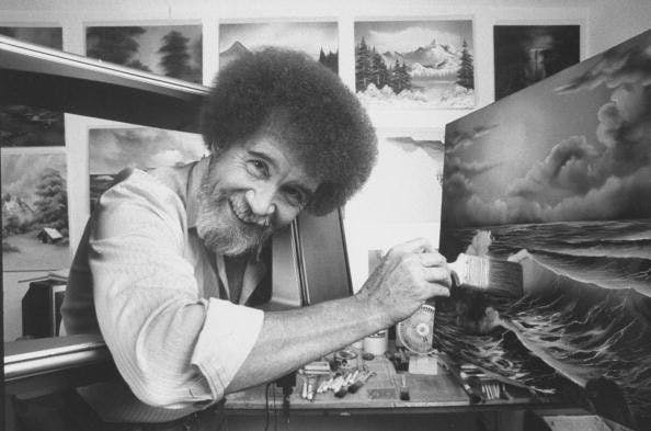 featured image - What if Bob Ross Had Minted NFTs?