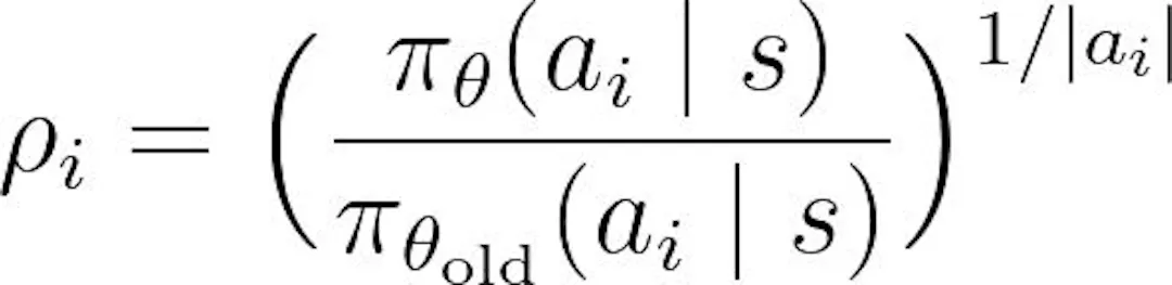 GSPO ratio