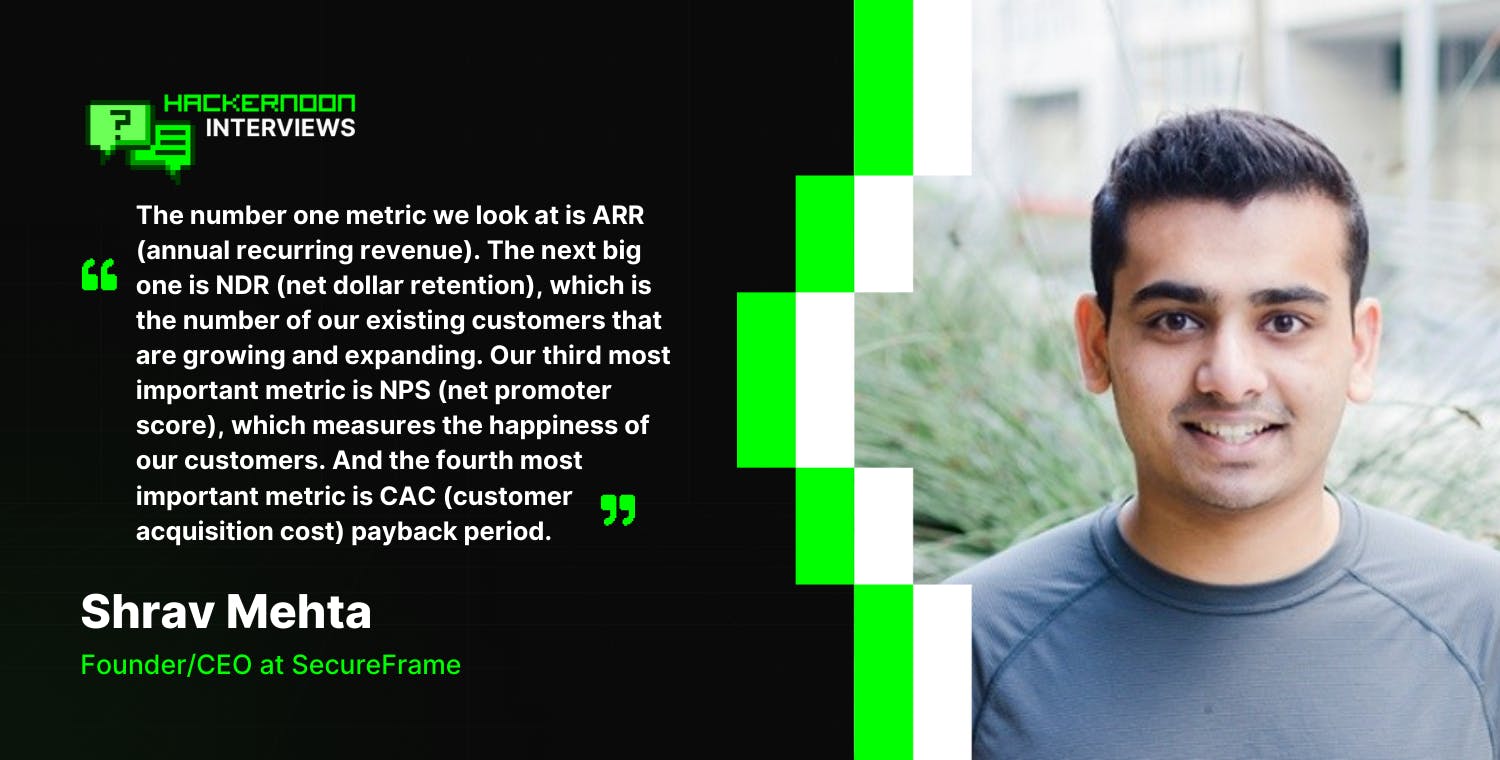 "Our Biggest Growth Goal is to Double our Revenue Year-over-Year," says SecureFrame CEO Shrav Mehta