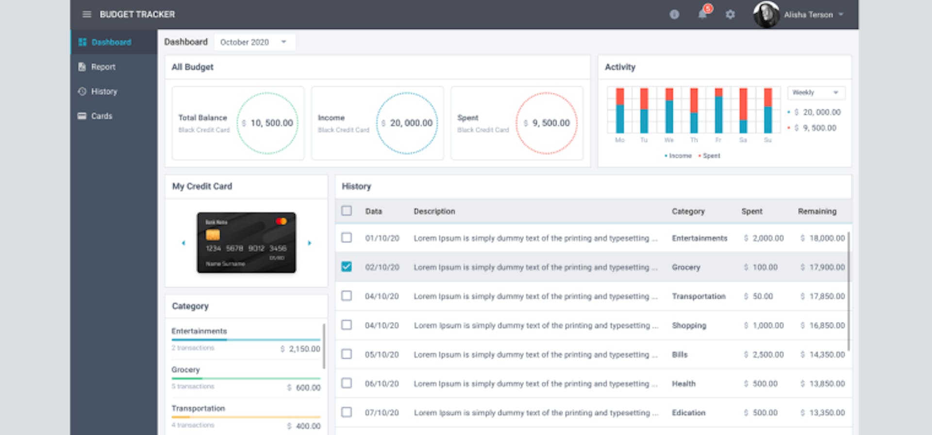 Webix JavaScript templates for common tasks