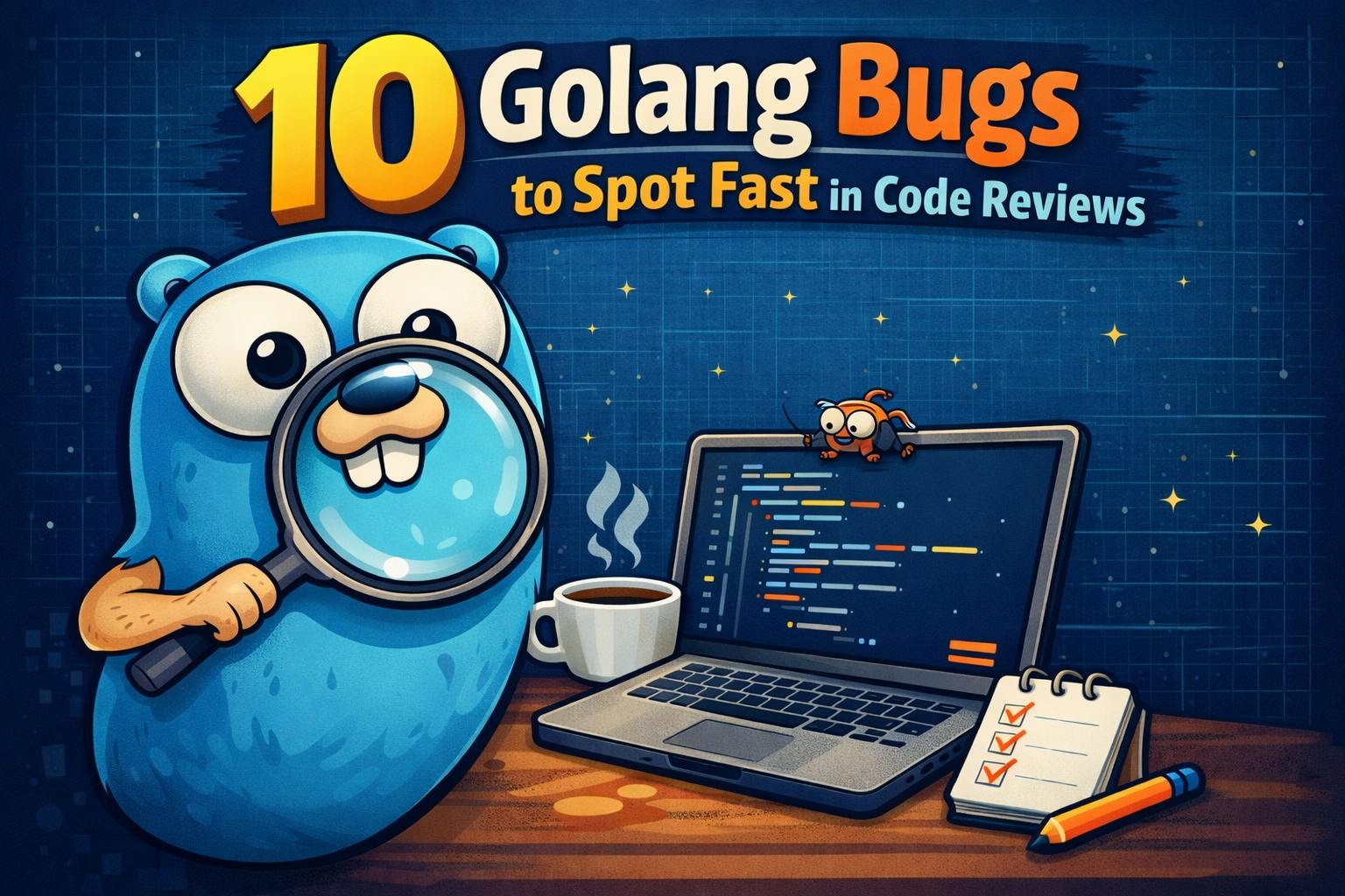 featured image - Top 10 Golang Bugs to Spot Fast in Code Reviews