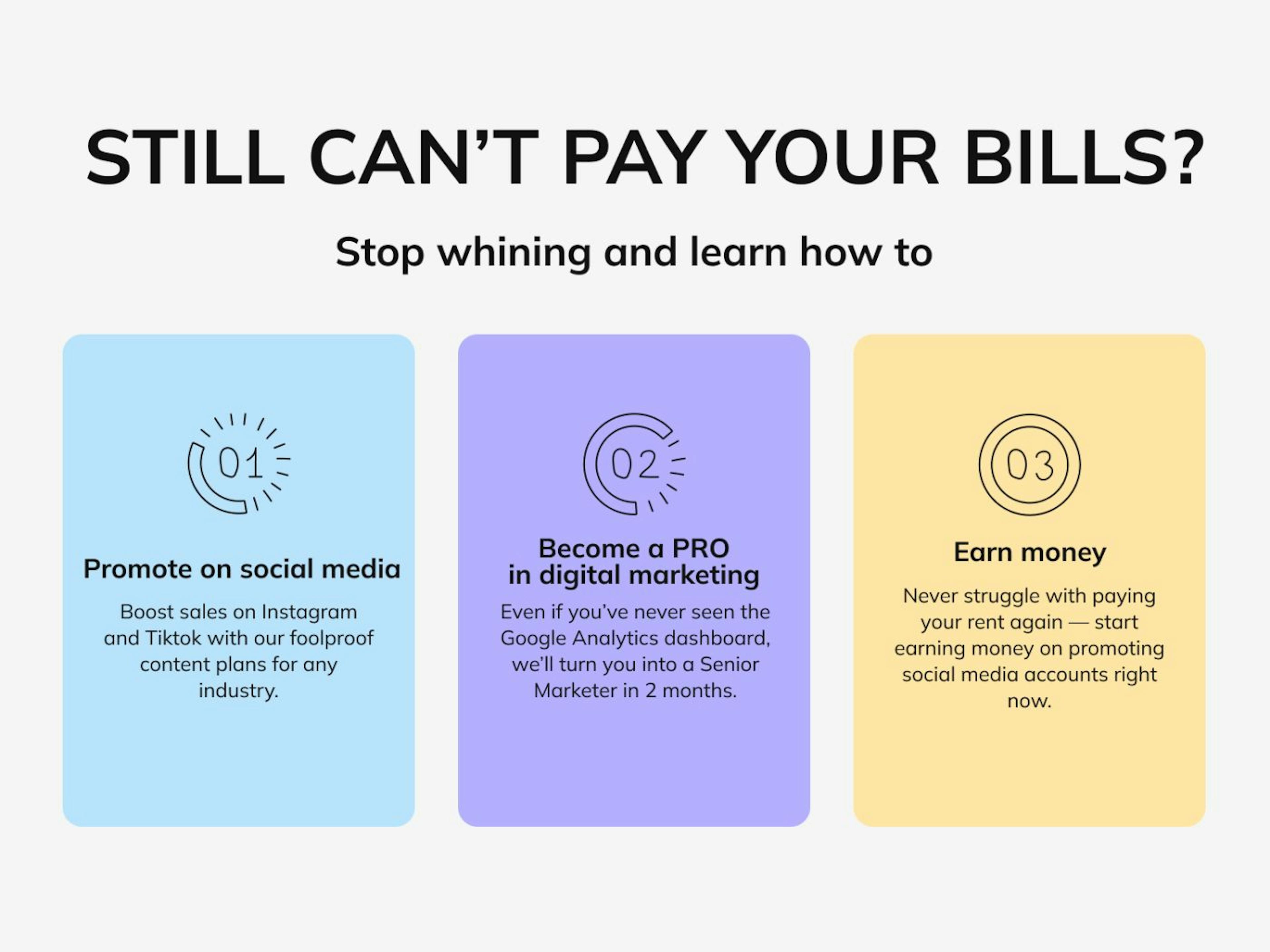 The incorrect spelling, the promise of instant income — these raise a lot of suspicions!