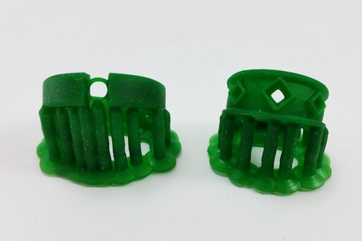 3d printed parts with a DIY bottom-up 3D printer