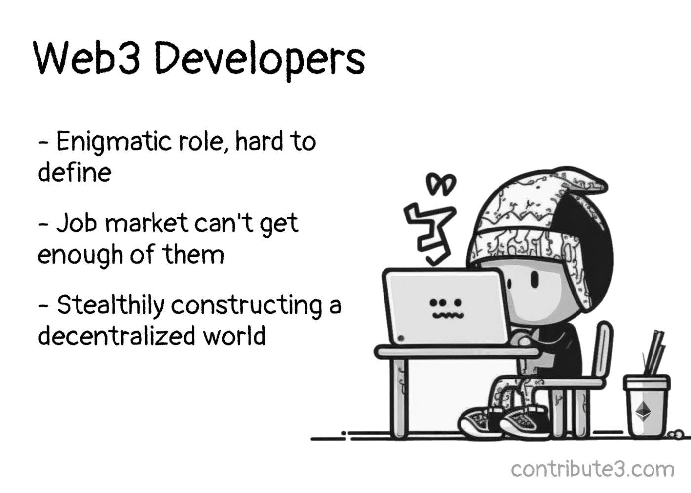 3 ключевые карьеры Web3 для разработчиков: протоколы, смарт-контракты, приложения
