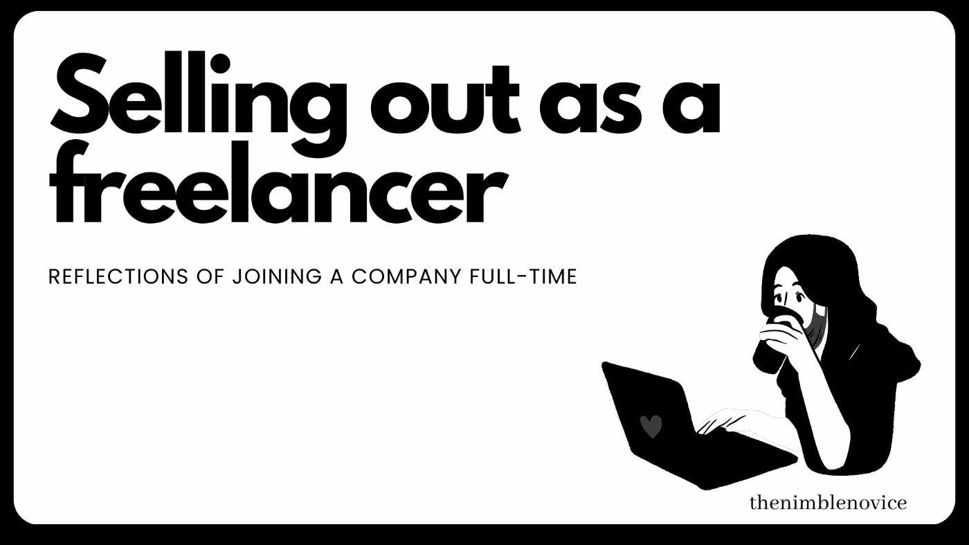 featured image - Do Freelancers Sell Out By Getting A Full Time Job? 