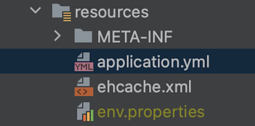 folder to save the env.properties