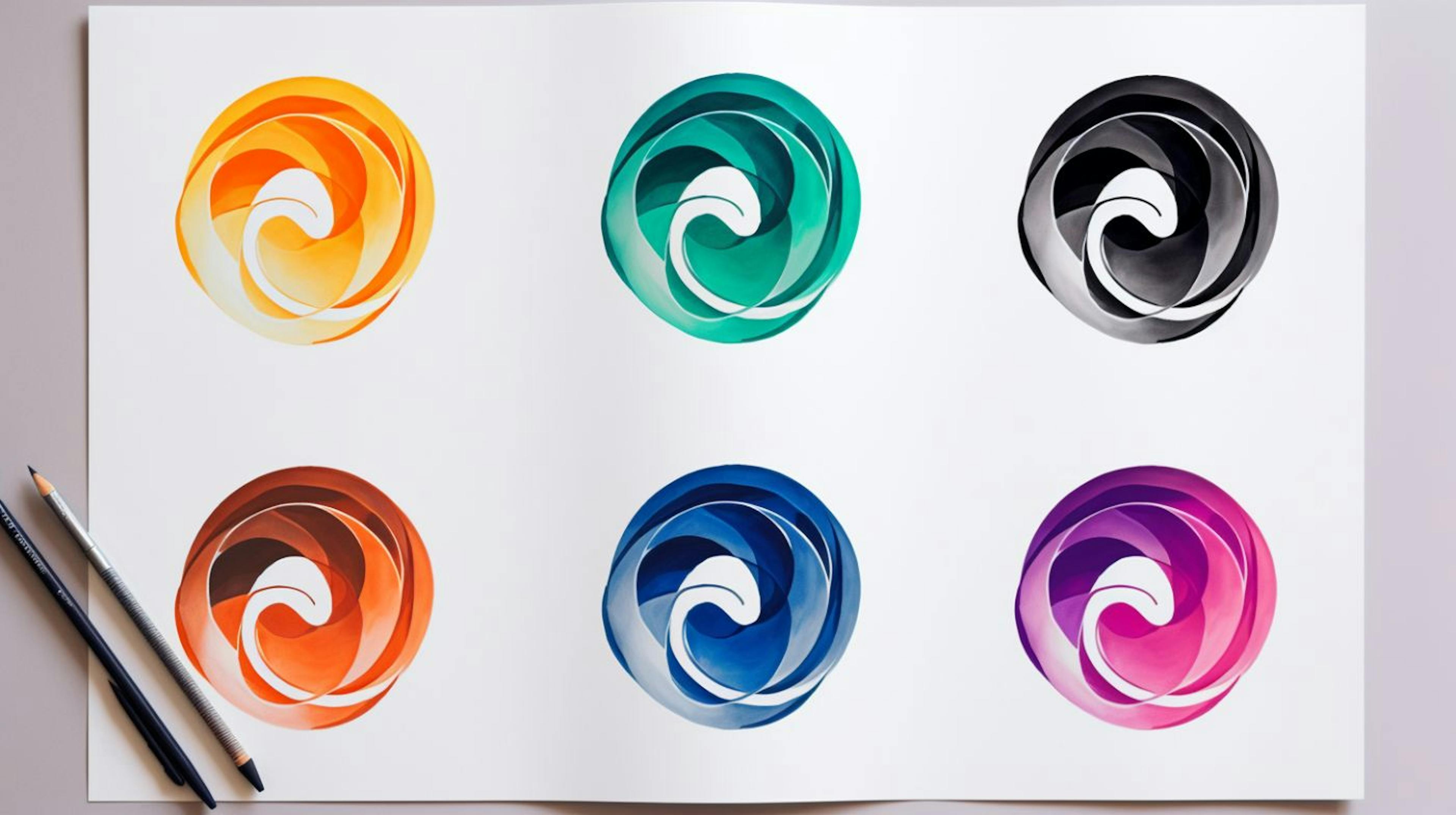 Color variations in logos