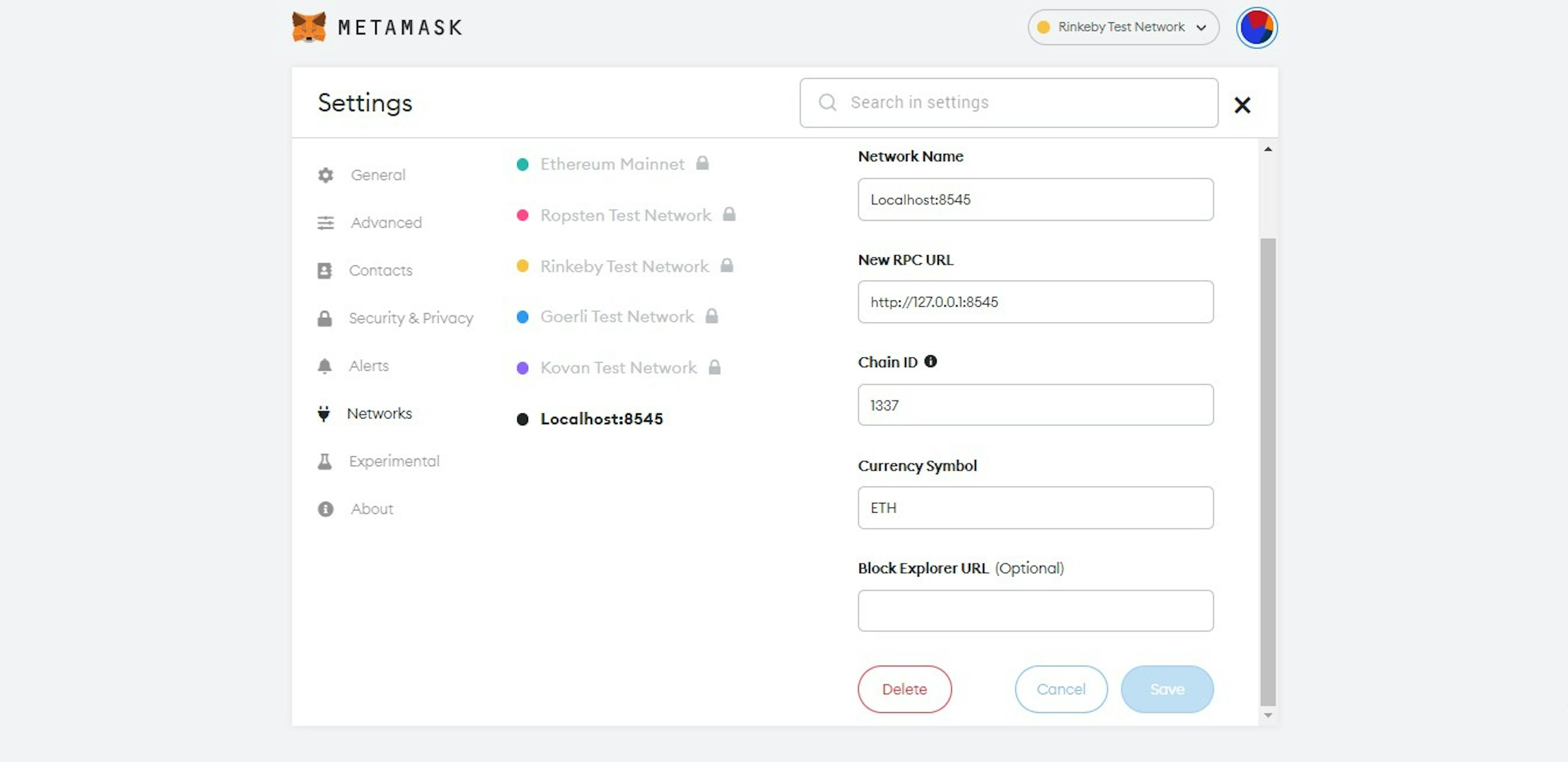 Localhost Network