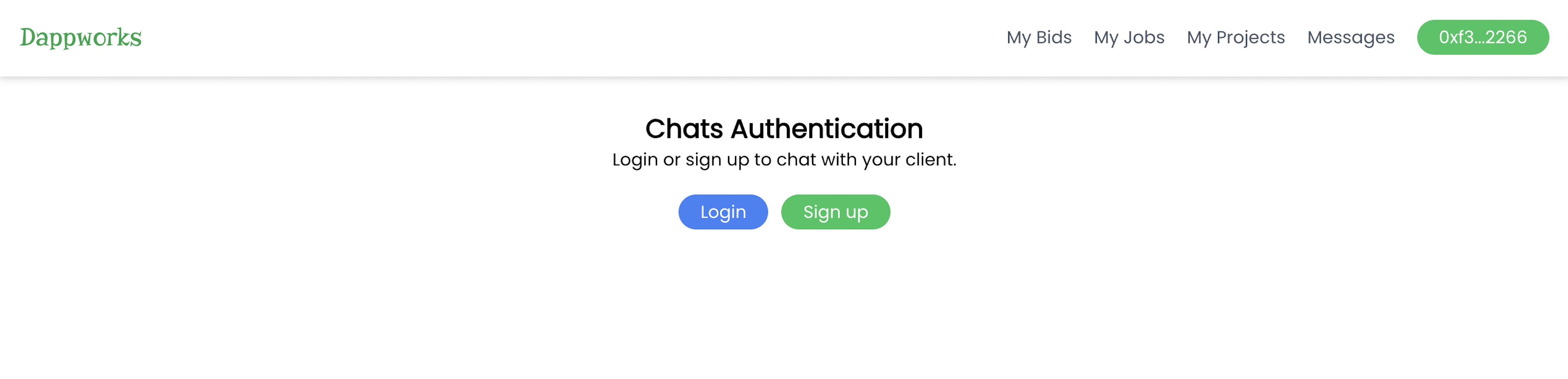 Authentication Page