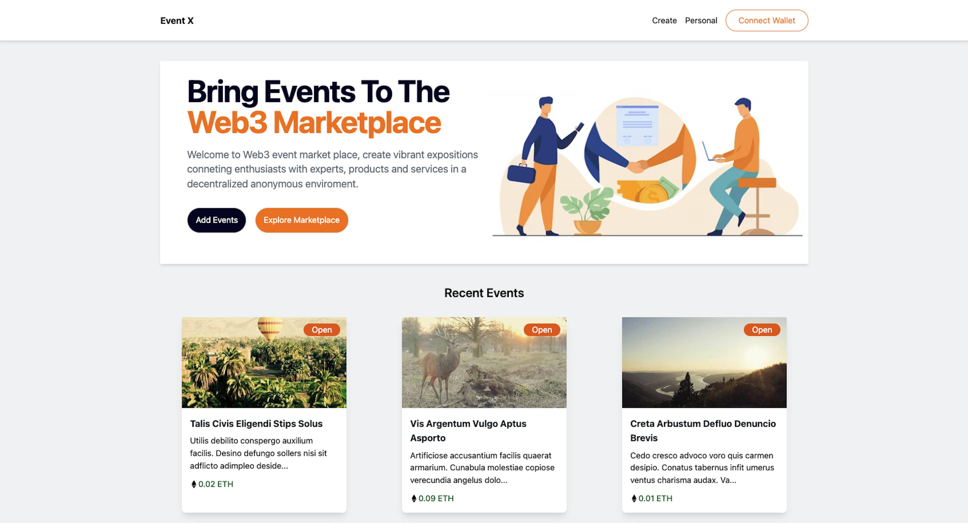 Events Marketplace