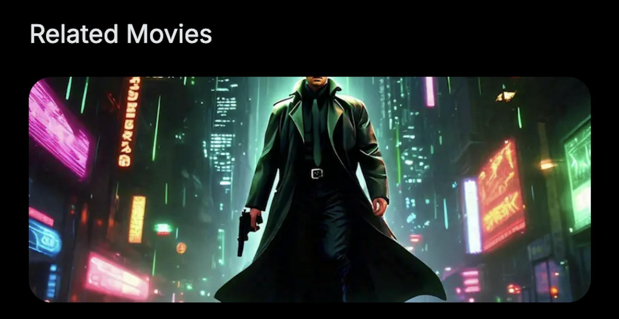Componente de cartão de filme